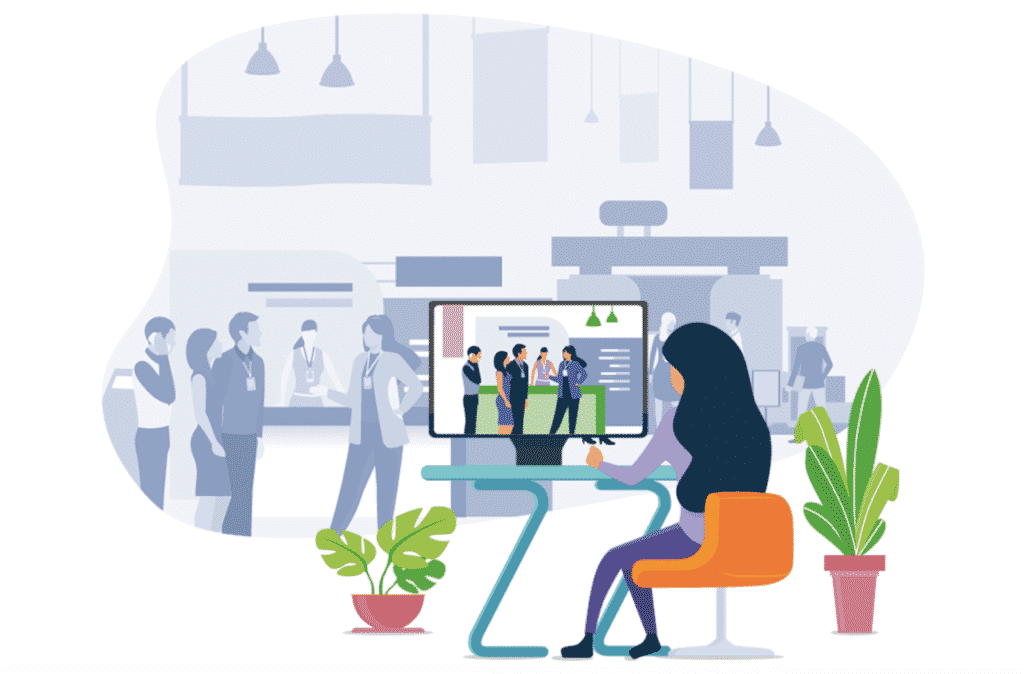 Hybrid Event: Bridging the gap between the On-Ground Events & Virtual Events Hybrid Event: Bridging the gap between the On-Ground Events & Virtual Events