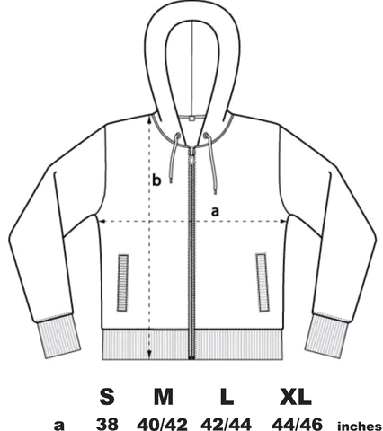 Hoodie Size Chart