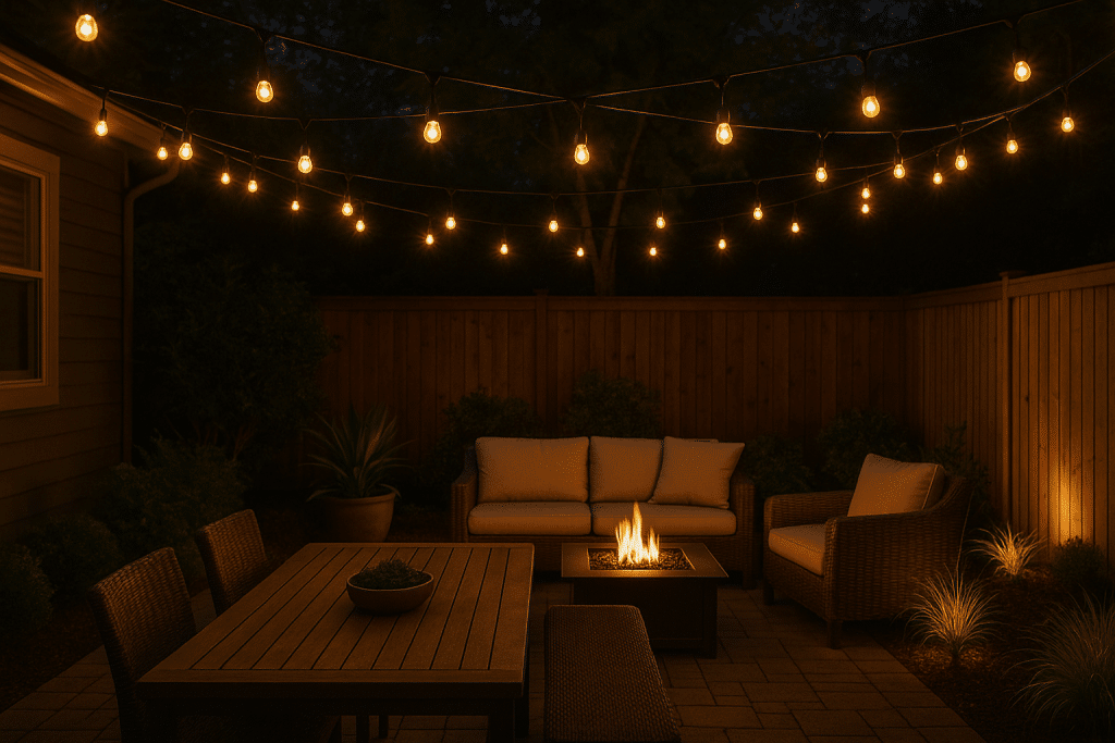 Transform Your Backyard: Using Connectable Festoon Lights To Create a Nighttime Oasis