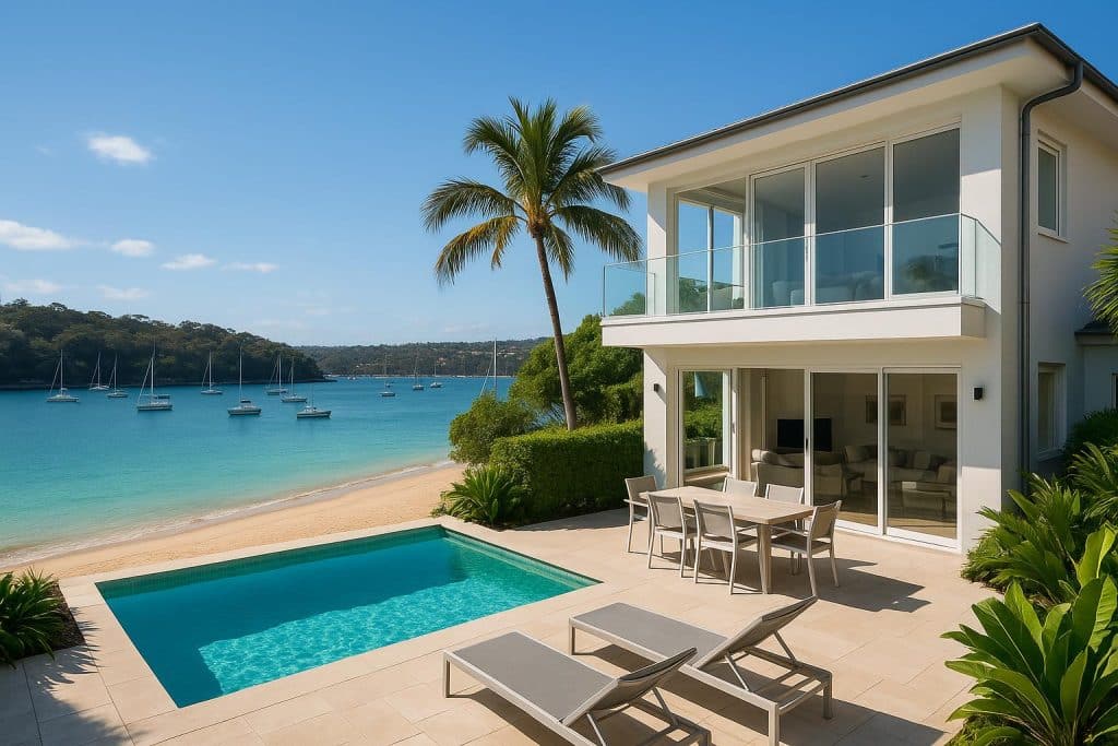 Beach House Balmoral & Beach House Mosman: Your Luxury Australian Holiday Home by the Sea Luxury beachfront holiday homes at Balmoral and Mosman overlooking the Australian coastline