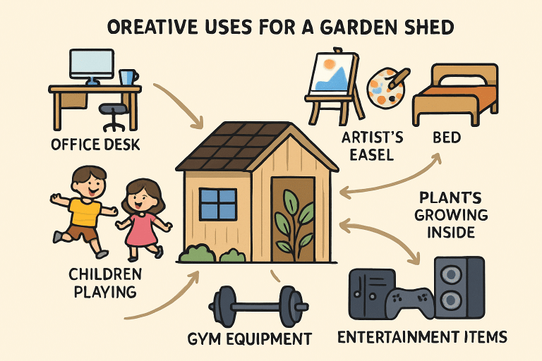 Image 1 of Creative Uses for Garden Sheds