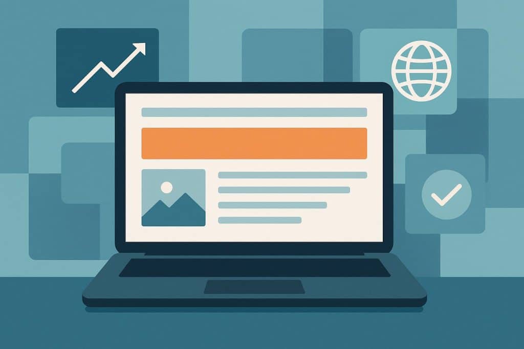 Why a Modern Website Matters More Than Ever in 2026? Modern website design showcasing responsive layout on laptop, tablet, and smartphone screens