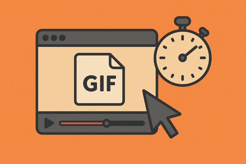 30-Second Solution: The “I Need This GIF Now” Guide Colorful looping GIF animation illustrating quick and easy steps to create and share GIFs instantly