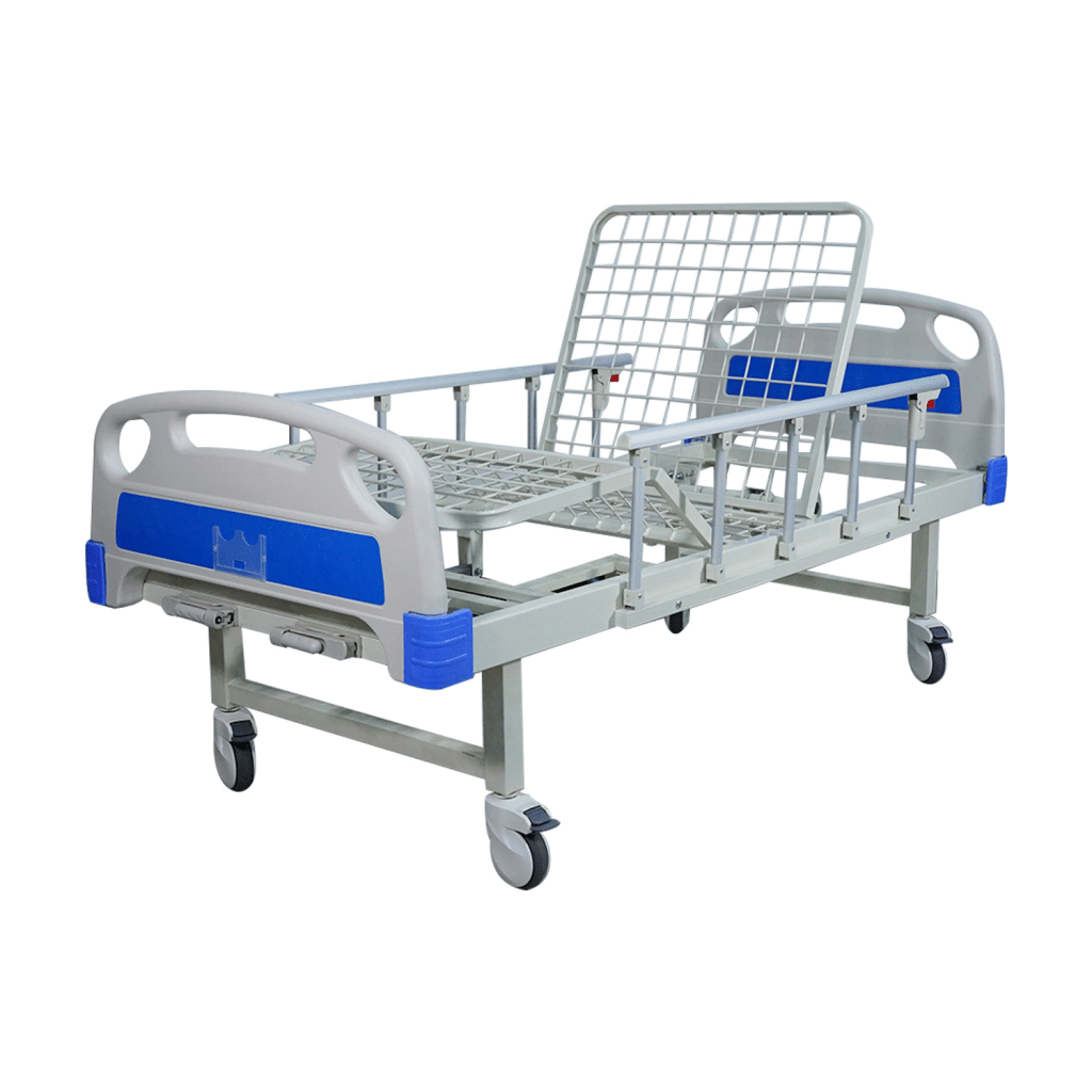 Manual Hospital Bed Suppliers: Reliable Solutions for Hospitals, Clinics, and Home Care Image 1 of For rural clinics, developing regions, or small private hospitals, manual beds offer everything necessary for safe patient handling without the added complexity of electric controls.