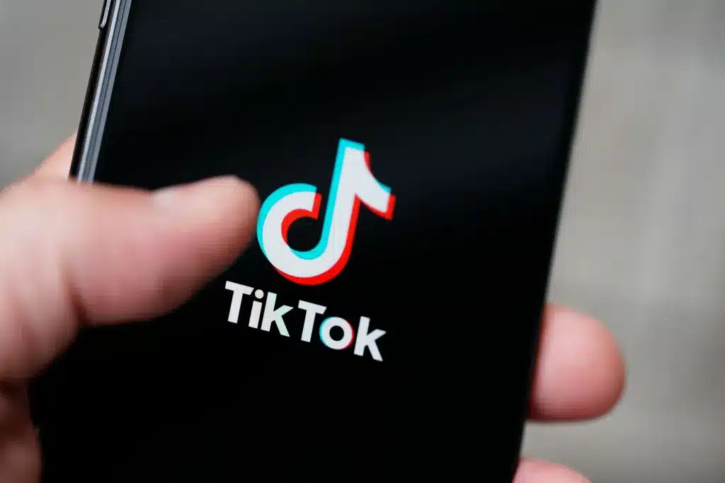 Tiktok on iphone screen