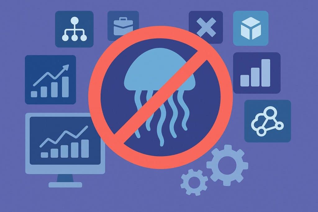 Best 8 Alternatives to Jellyfish for Engineering Leaders in 2025 Icons of top software tools for engineering management as alternatives to Jellyfish