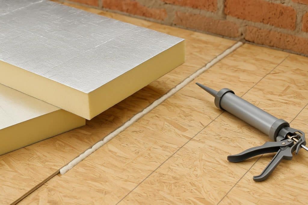 PIR Insulation and Part L 2021: A Practical Guide for UK Contractors PIR insulation boards installed in a UK building project, illustrating Part L 2021 compliance