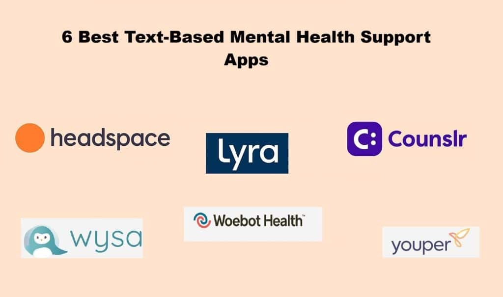 Image 1 of Top 6 Text-Based Mental Health Support Apps for Different Support Needs